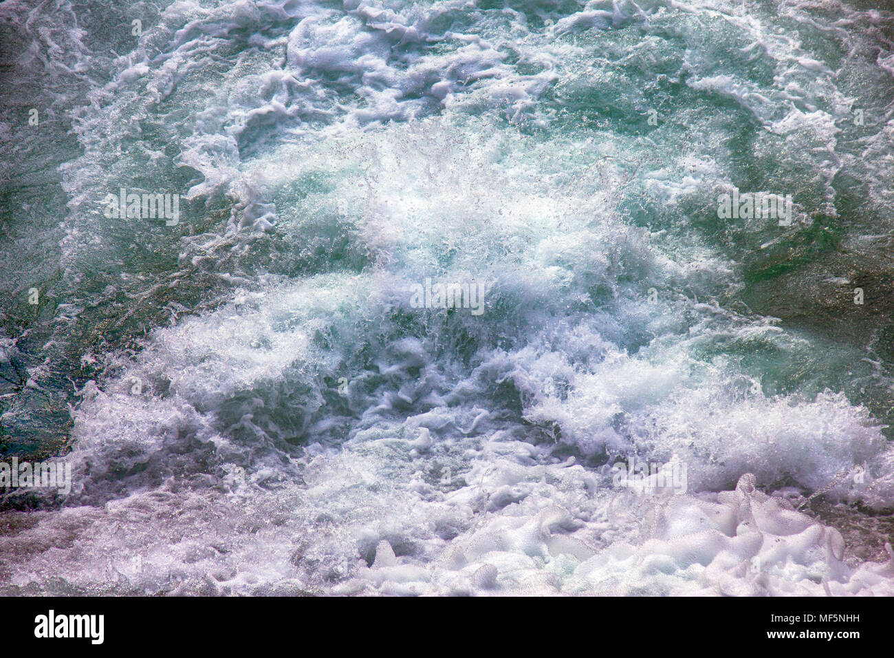 The waters of chaos. Seething, fluid, boiling, foaming, splashing water