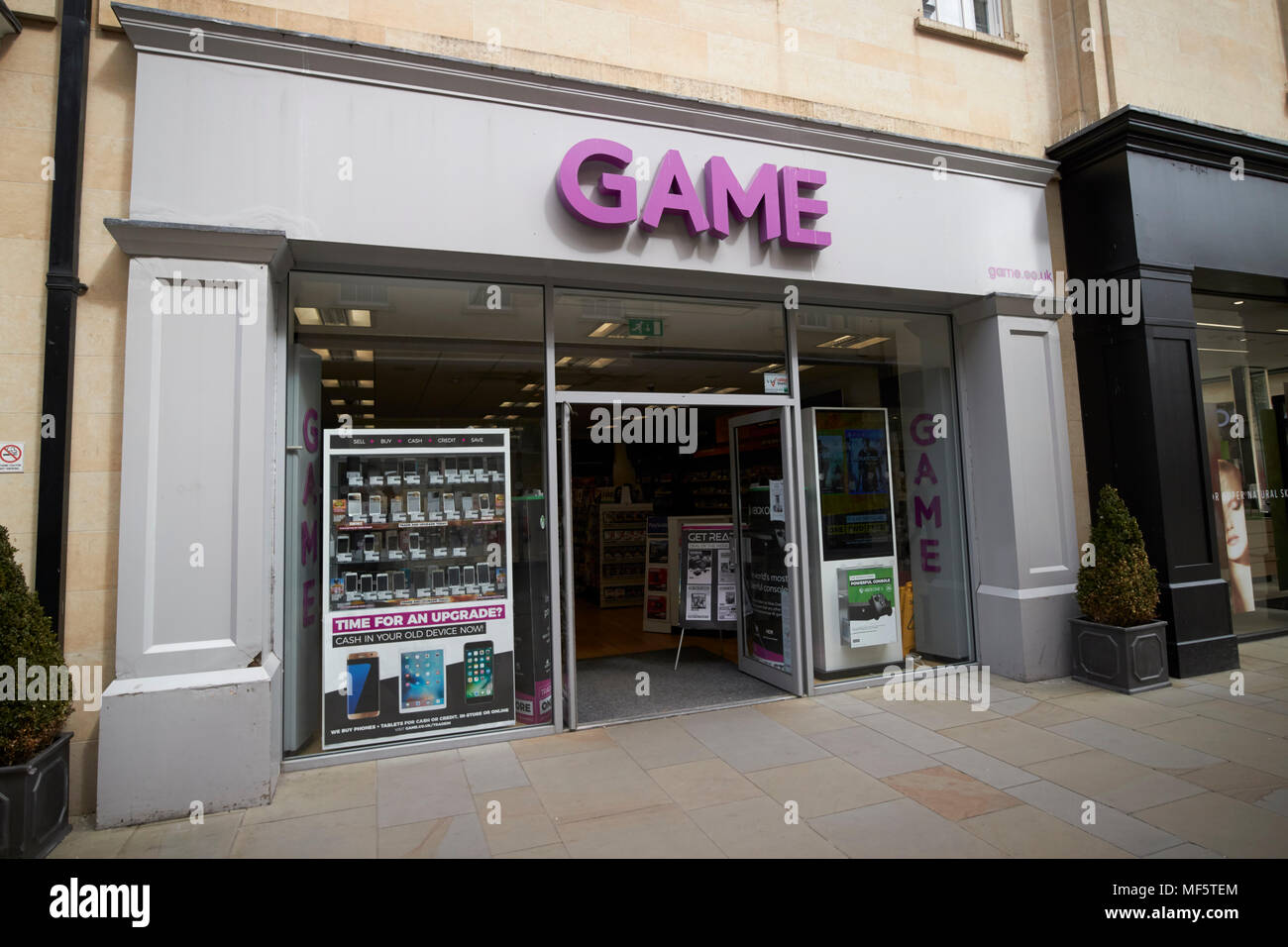 Game retail shop store in Bath Somerset England UK Stock Photo