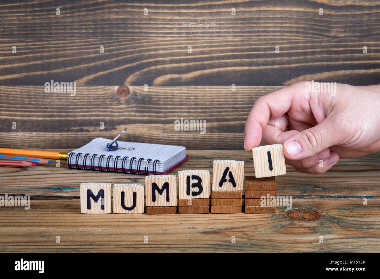 India, a city in Pakistan where many millions of people live Stock Photo