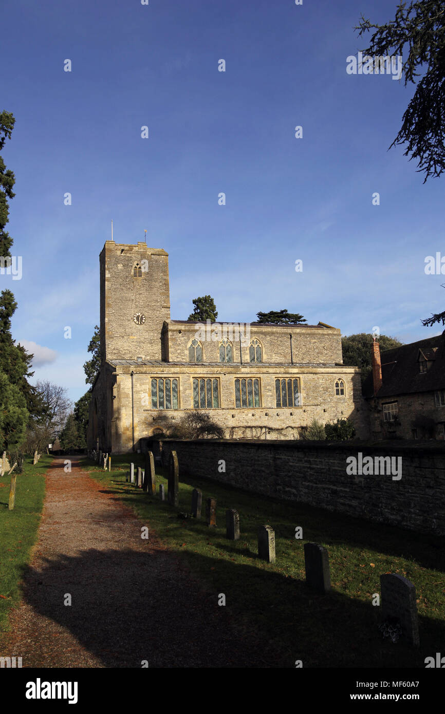 St Mary's Church, Deerhurst, Gloucestershire, Exterior View Stock Photo Alamy