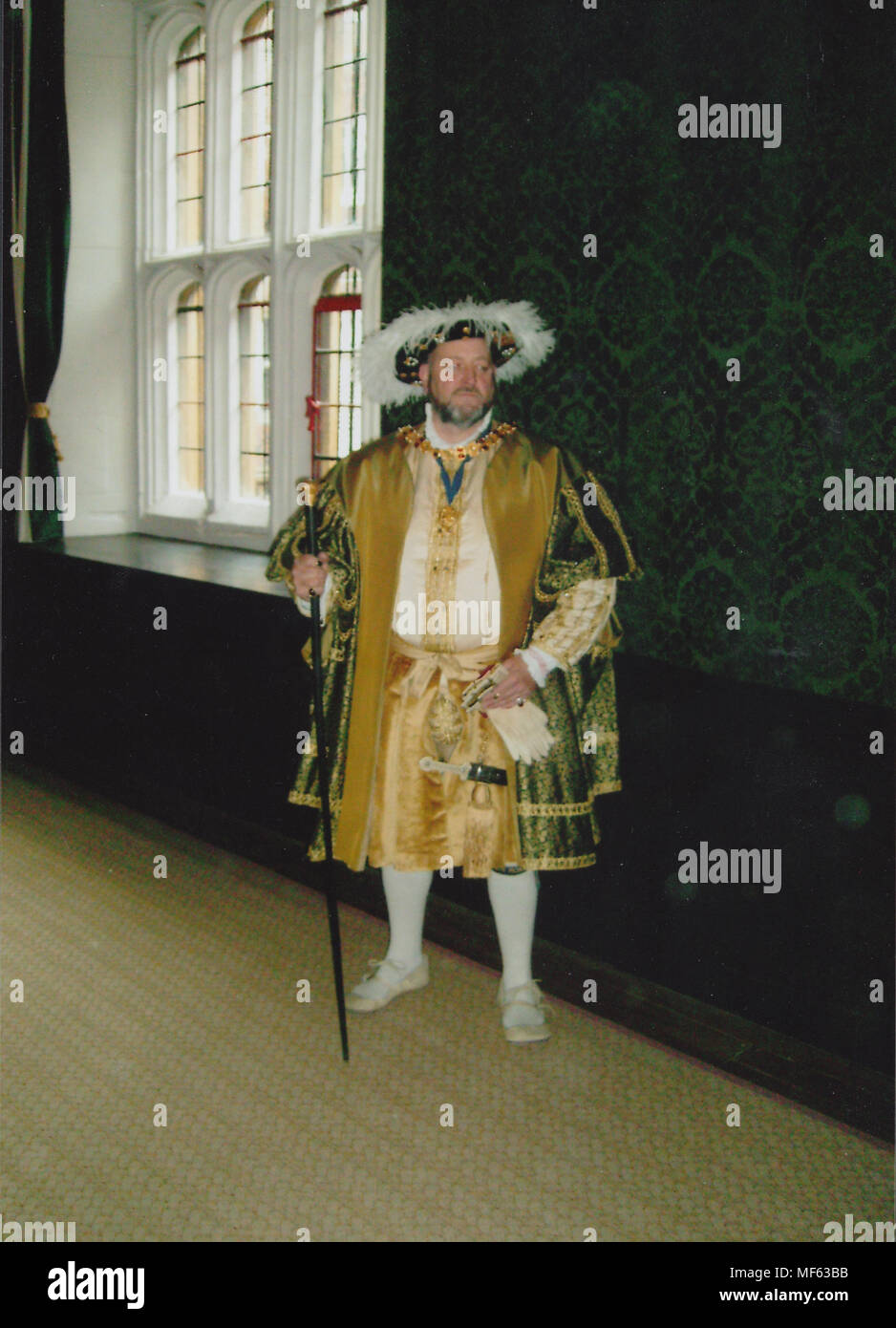 King Henry VIII at Hampton Court Palace Stock Photo