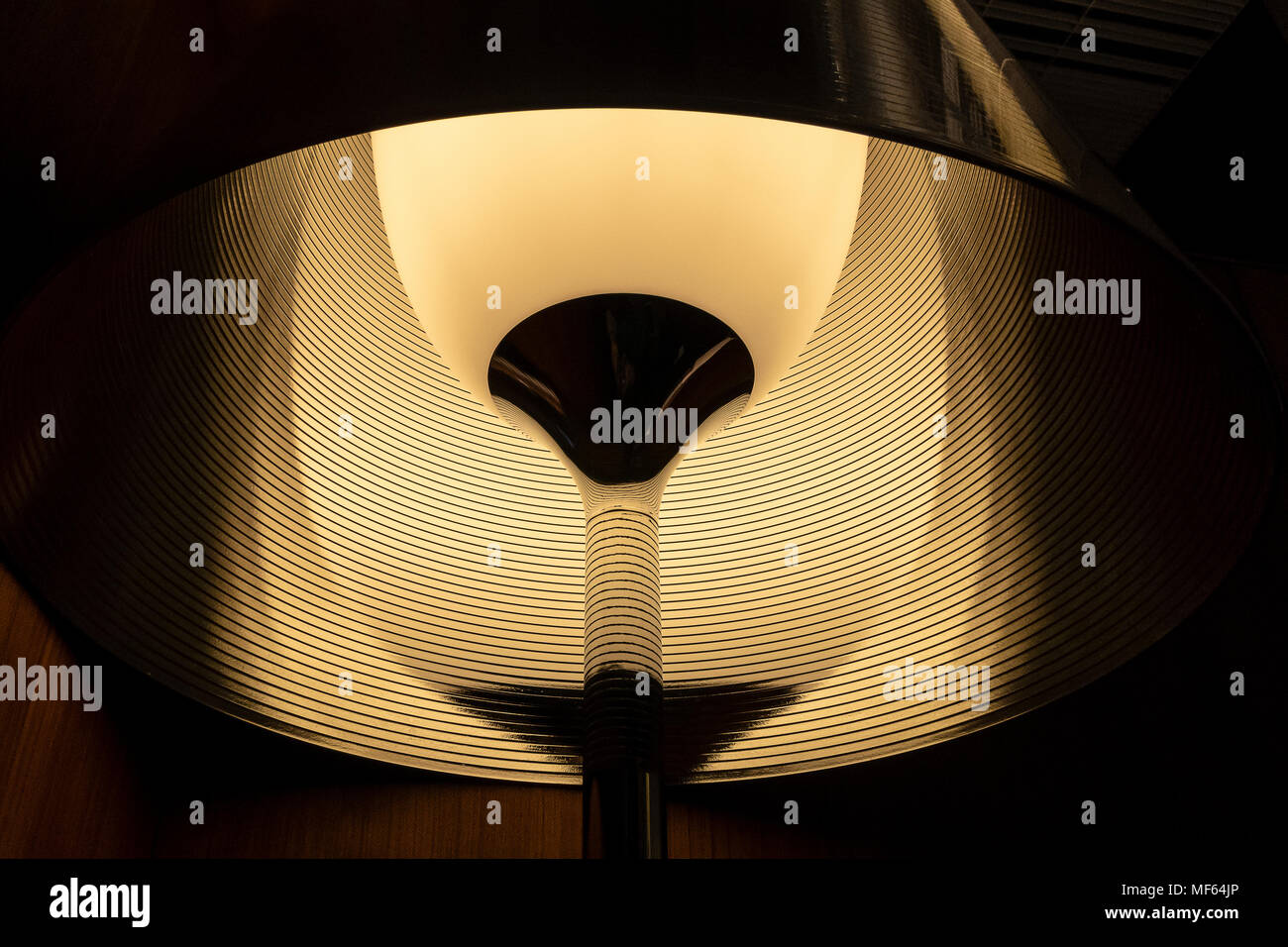 Inside A Lamp Shade Stock Photo Alamy
