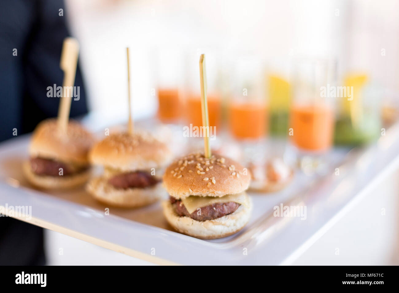 catering snacks in a event Stock Photo - Alamy