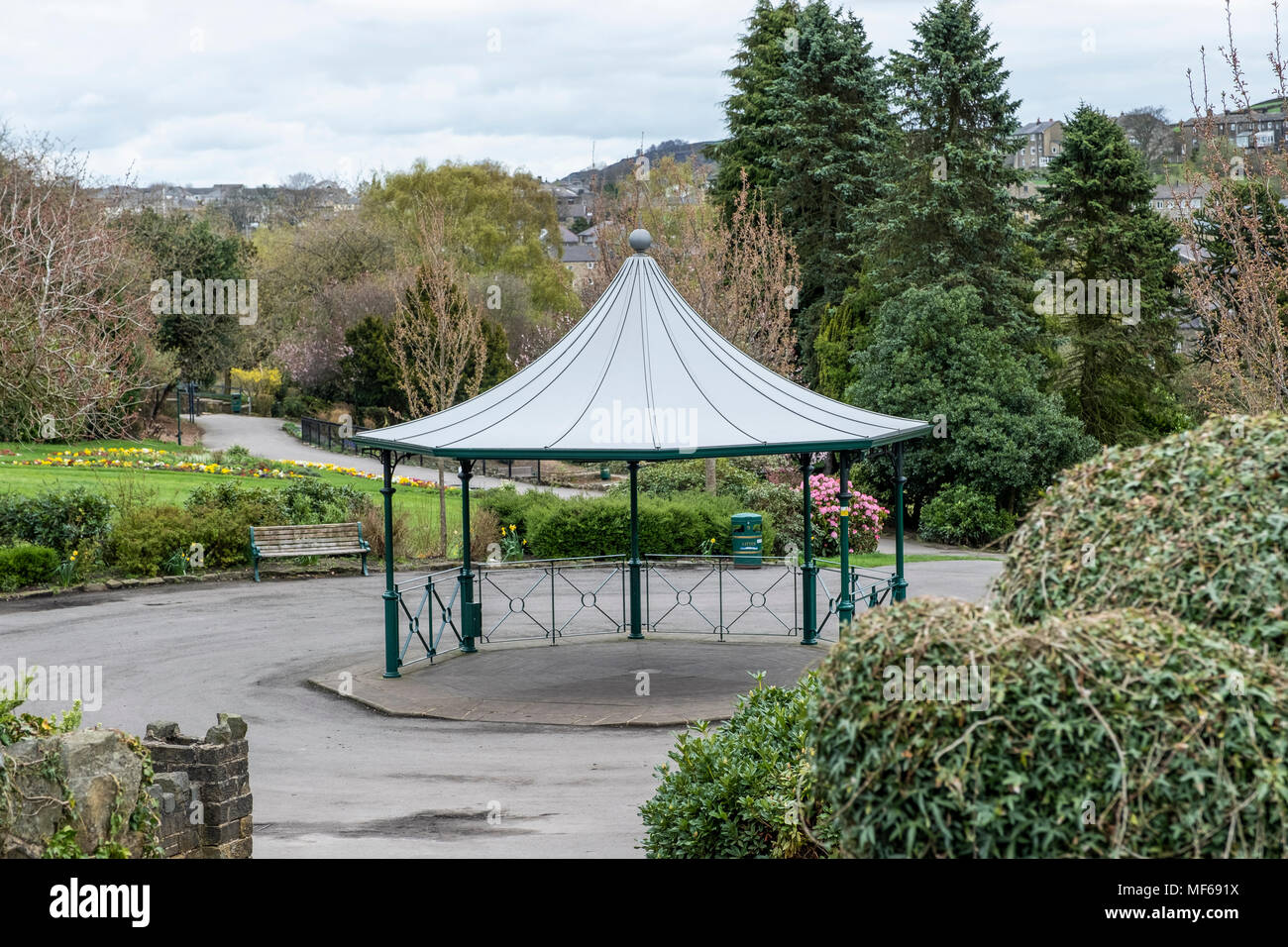 Central Park, Haworth Bronte Village, West Yorkshire, England Stock