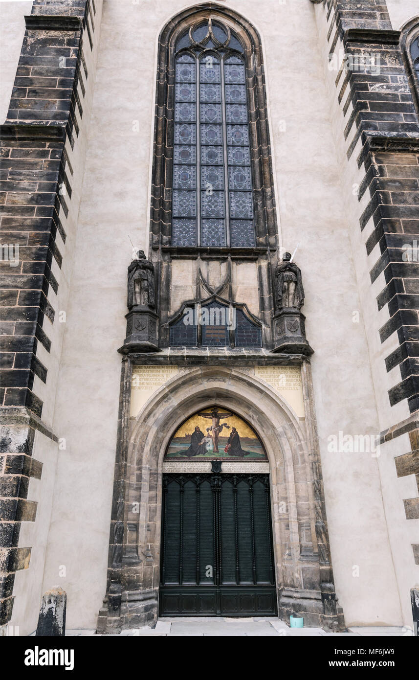 Portal of the Castle Church, Lutherstadt Wittenberg, SaxonyAnhalt
