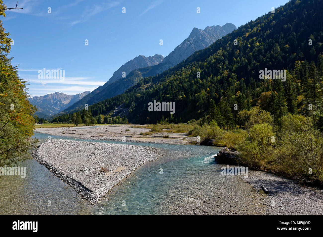 Rißbach, Hinterriss, Karwendel, Tyrol, Austria Stock Photo