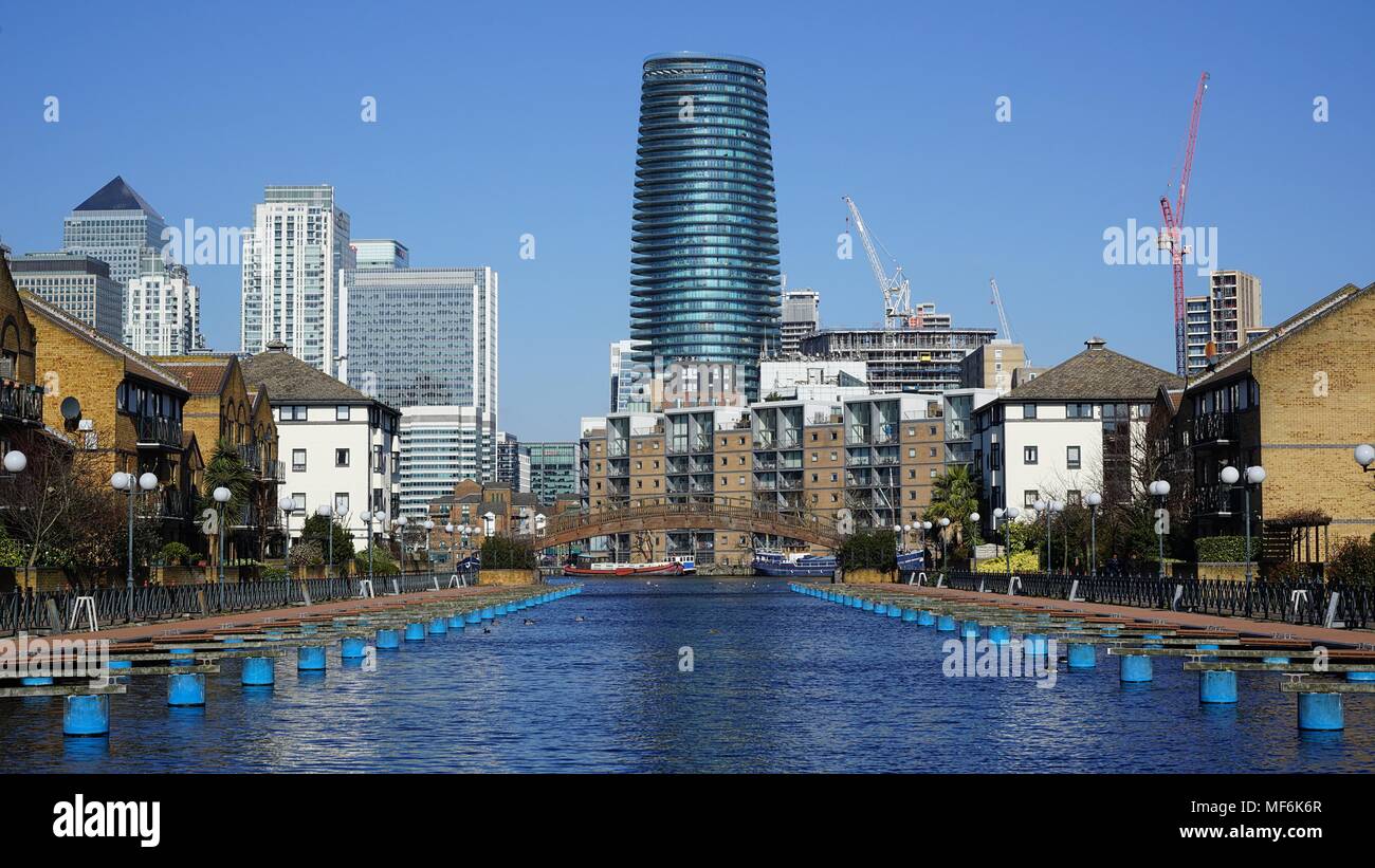 London Docklands is the name for the riverfront and former docks in