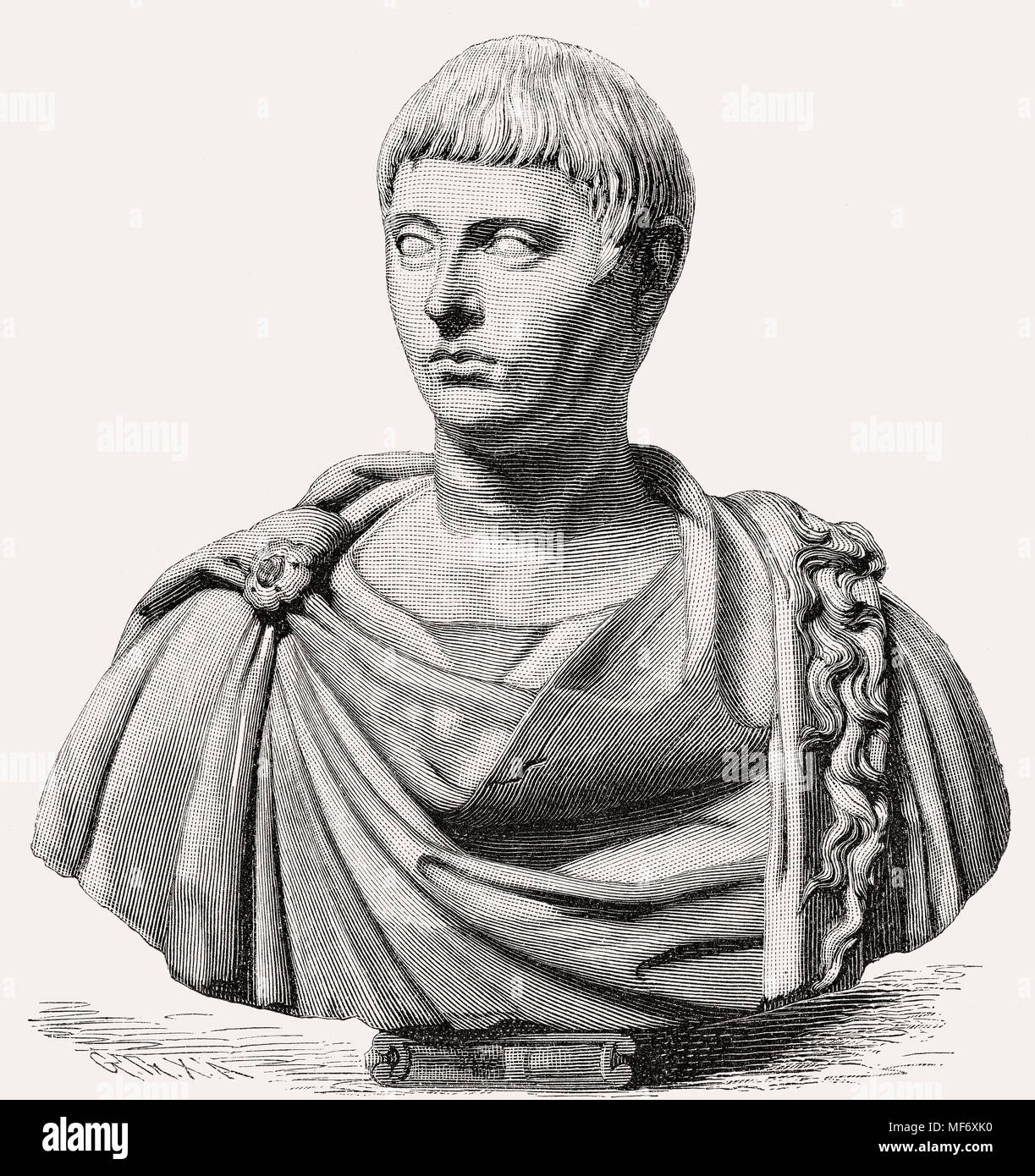 Elagabalus or Heliogabalus, c. 203 – 222, Roman emperor from 218 to 222 Stock Photo