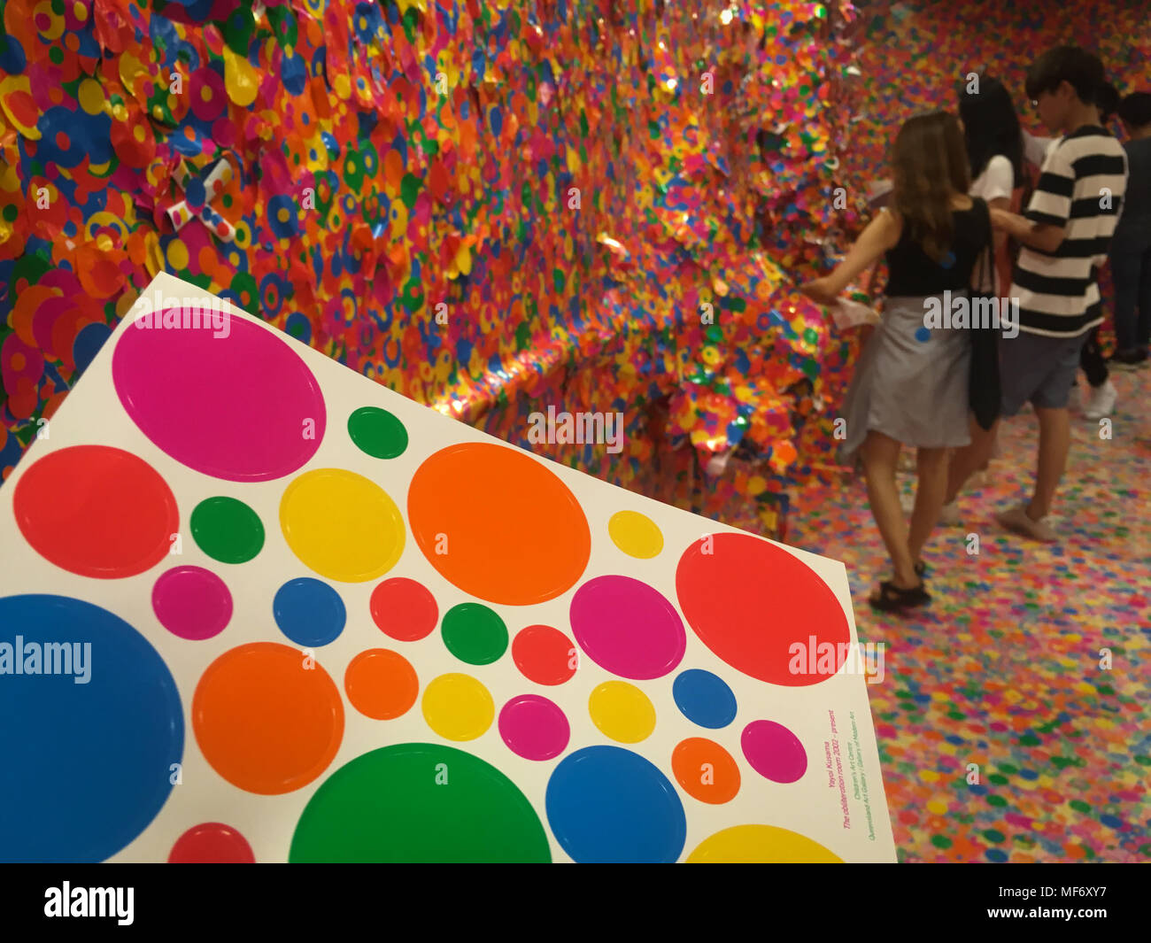 Yayoi Kusama 'Life is the Heart of a Rainbow' art exhibition, in