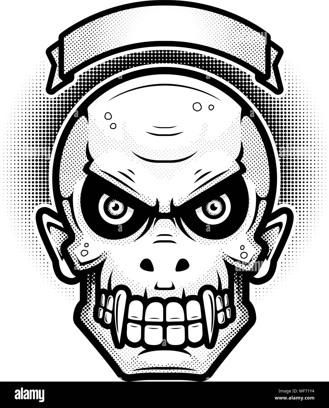 Vampire Skull Clip Art