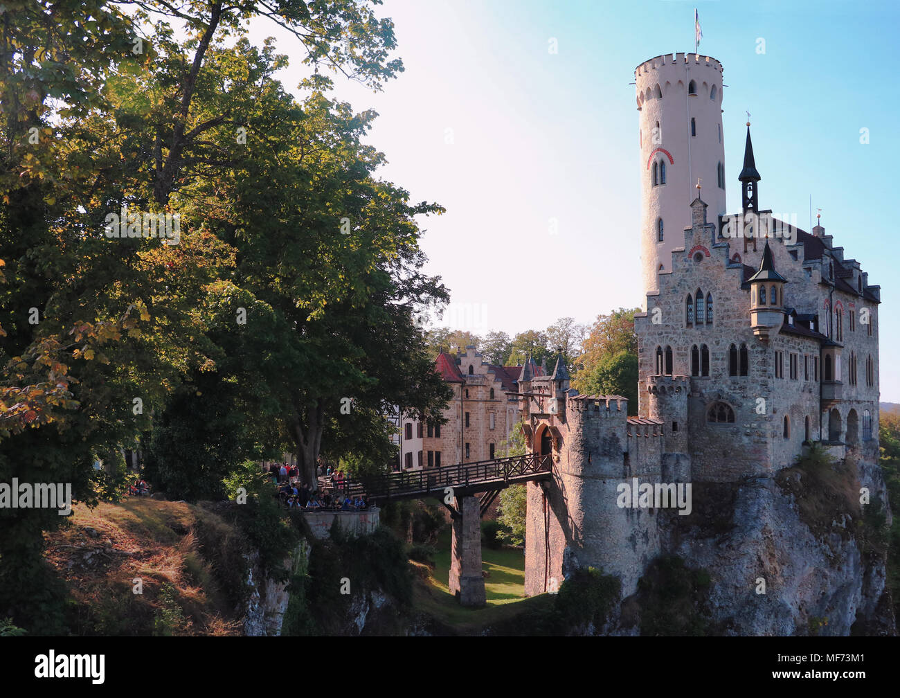 Lichtenstein Castle, Baden-Württemberg Stock Photo