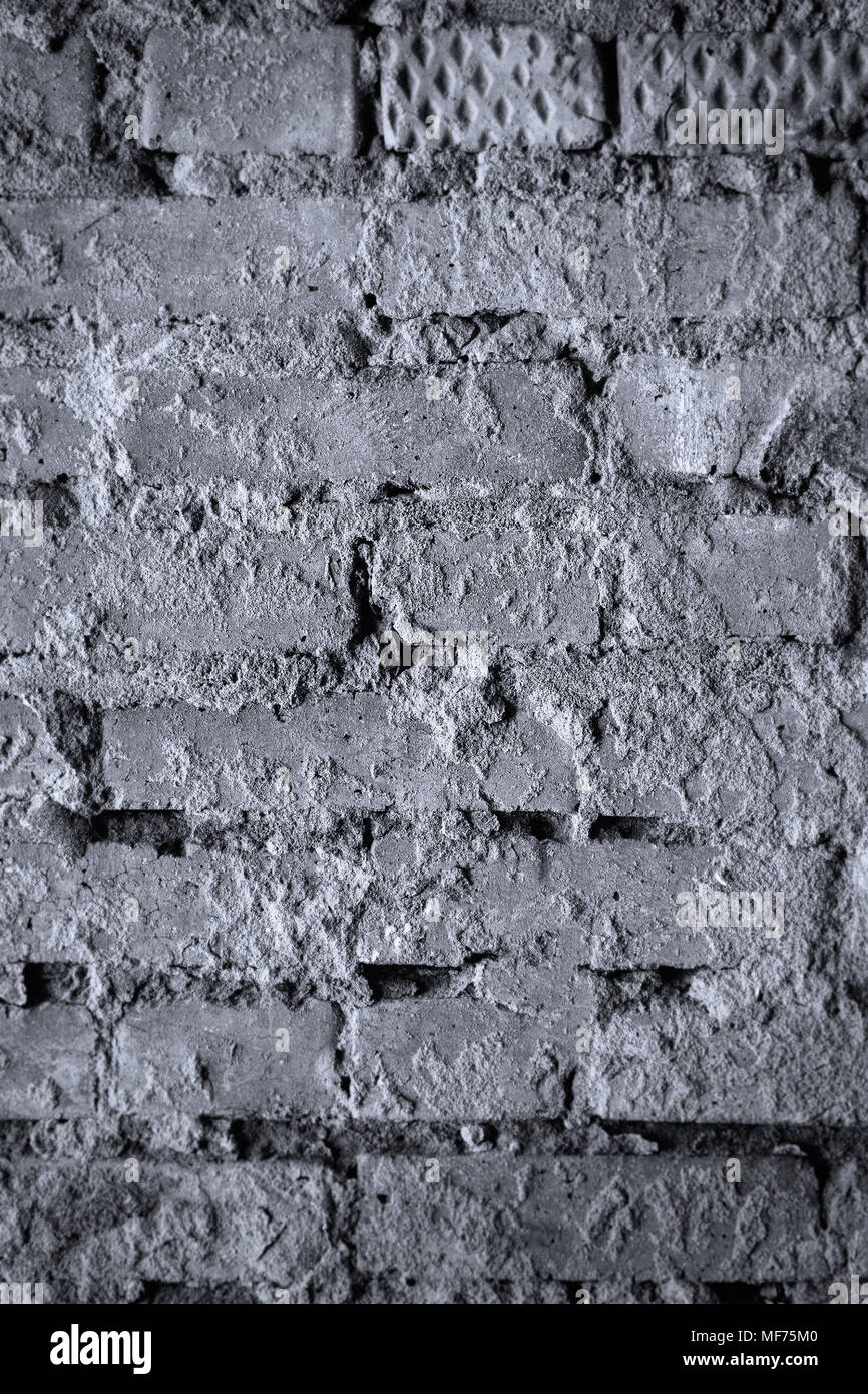 Old dirty wall brick wall made of red brick Stock Photo - Alamy