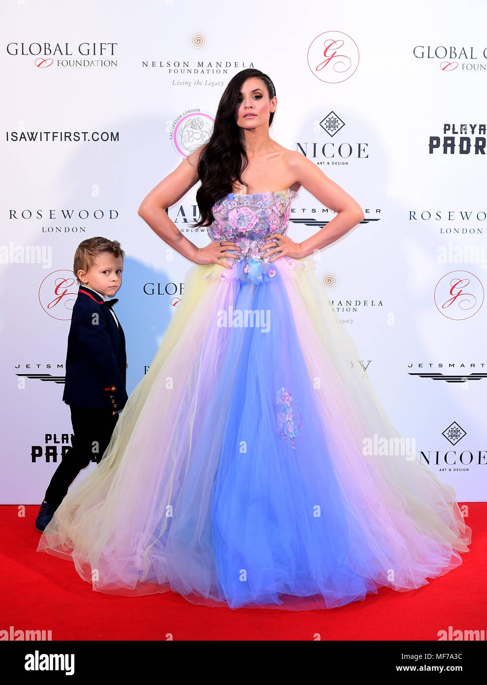 Caterina Lopez attending the Nelson Mandela Global Gift Gala, at the