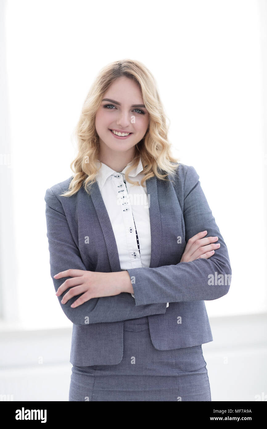 portrait of young business woman Stock Photo - Alamy