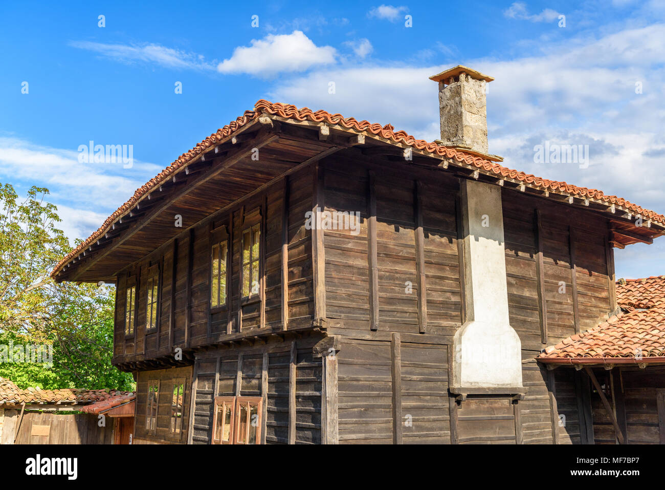 Old house roof chimney against hi-res stock photography and images - Alamy