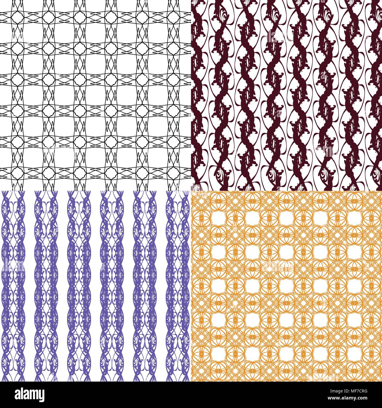 Set of pattern. Modern stylish texture. Repeating abstract background ...