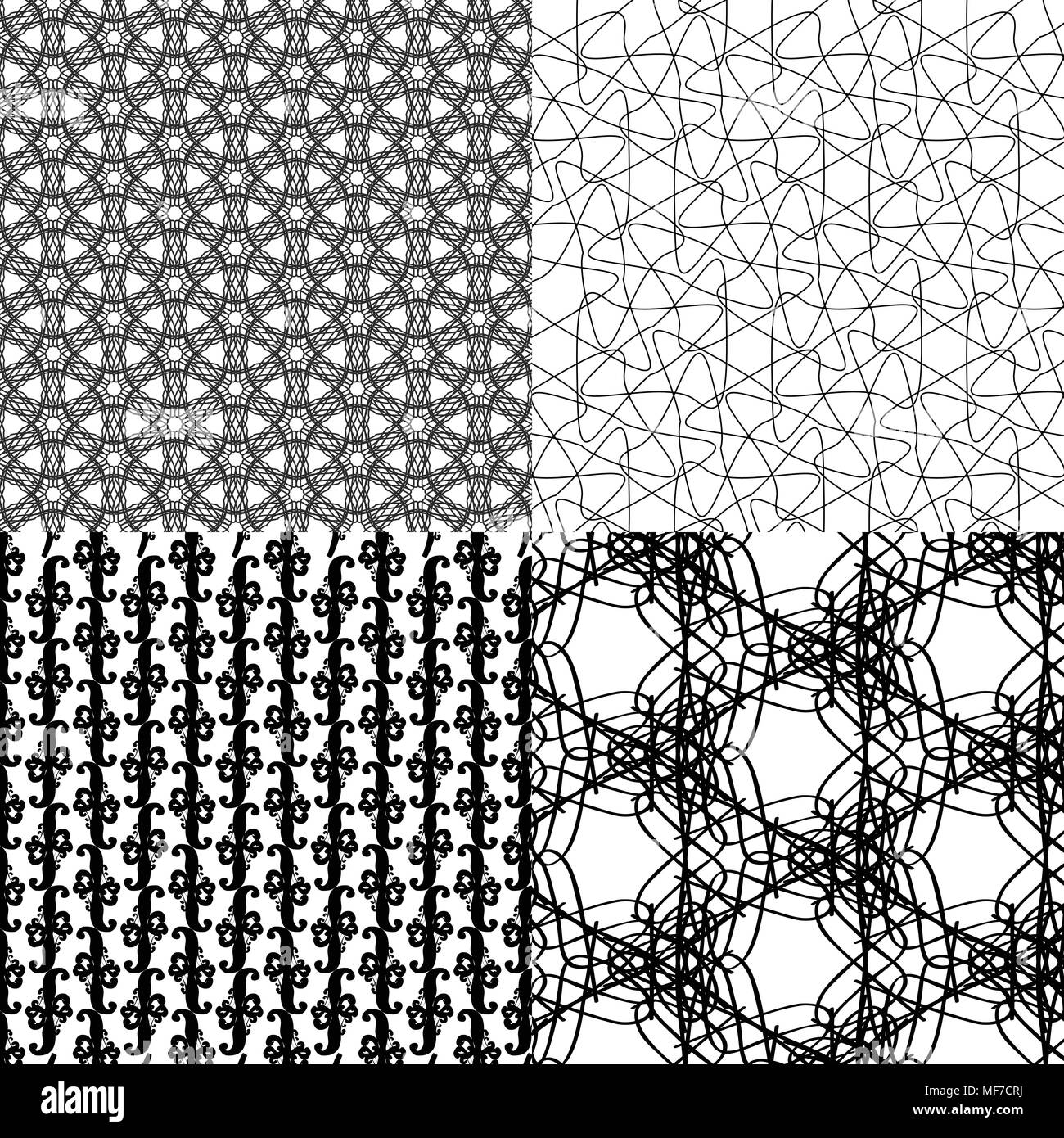 Set of pattern. Modern stylish texture. Repeating abstract background ...