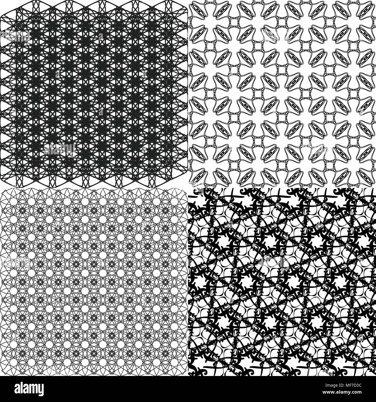 Set of pattern. Modern stylish texture. Repeating abstract background ...