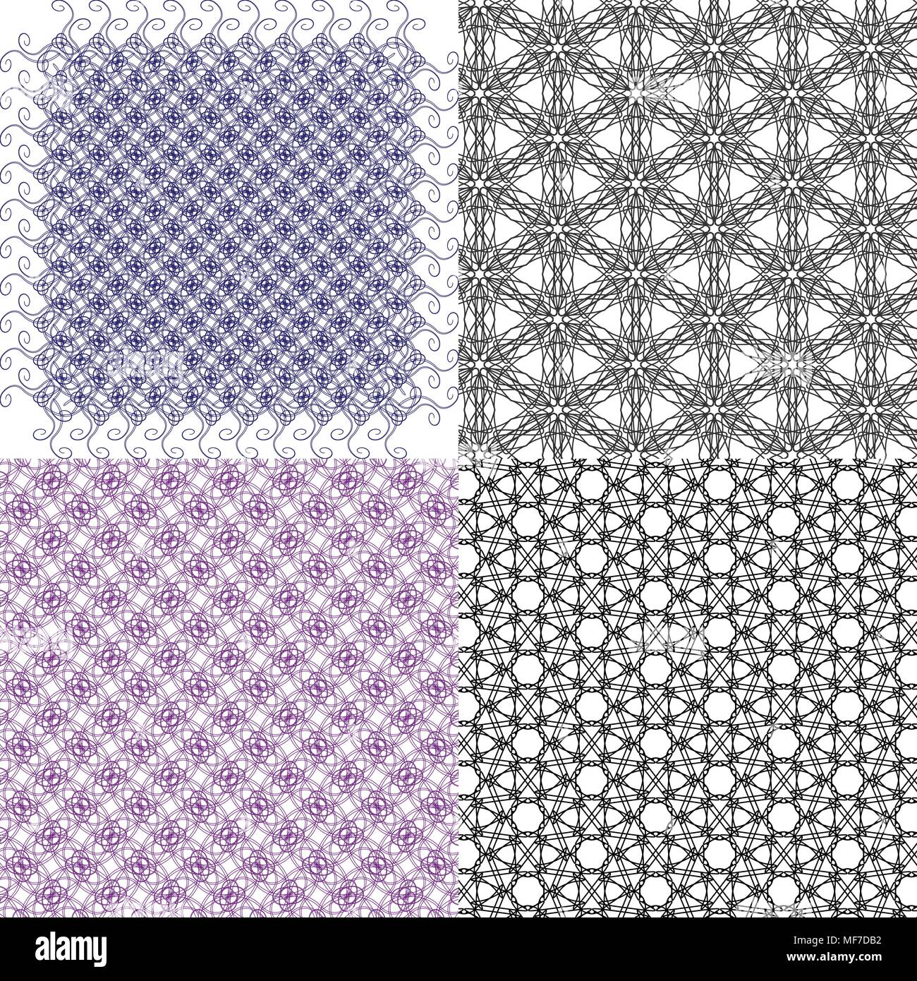 Set of pattern. Modern stylish texture. Repeating abstract background ...