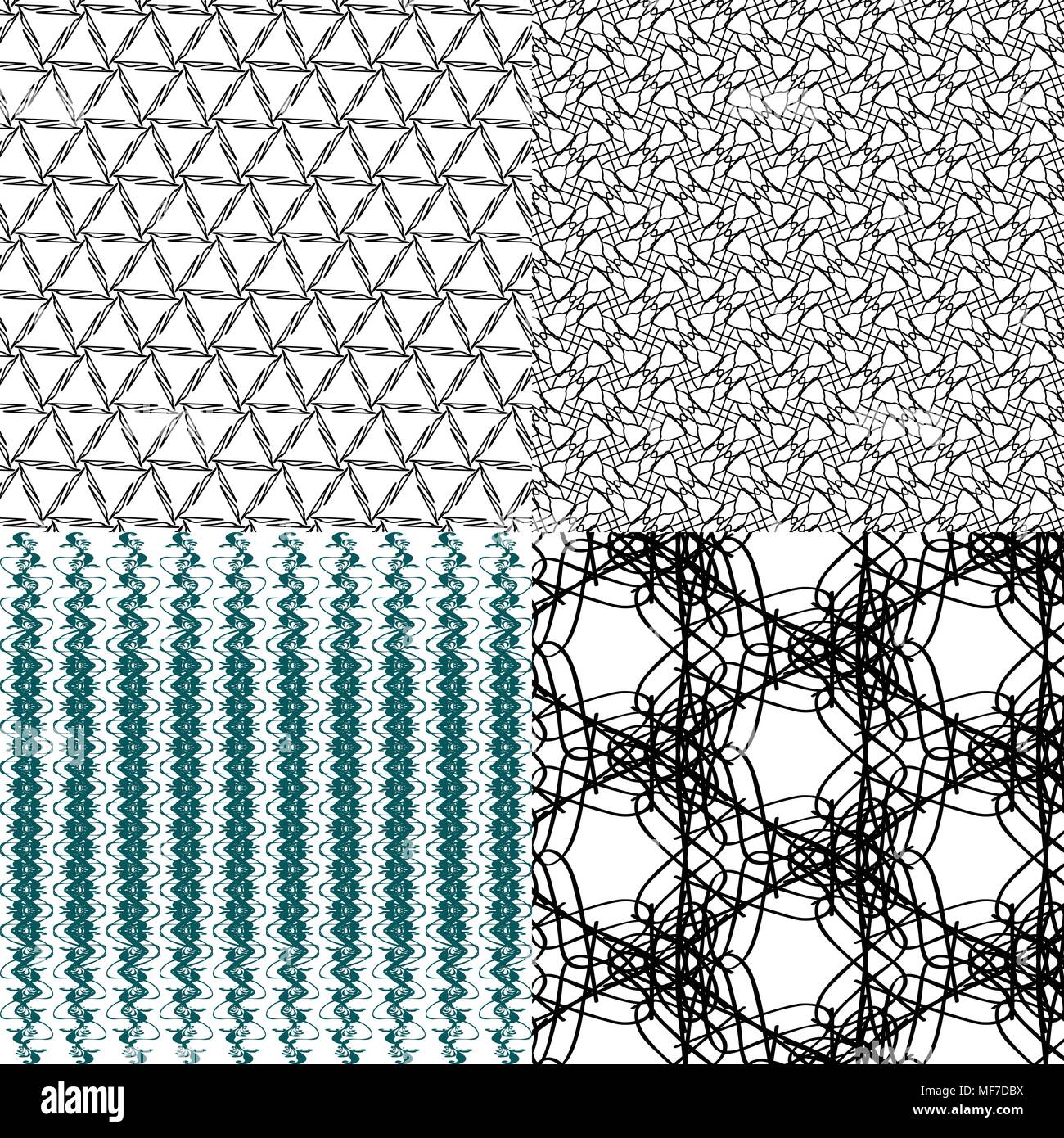 Set of pattern. Modern stylish texture. Repeating abstract background ...