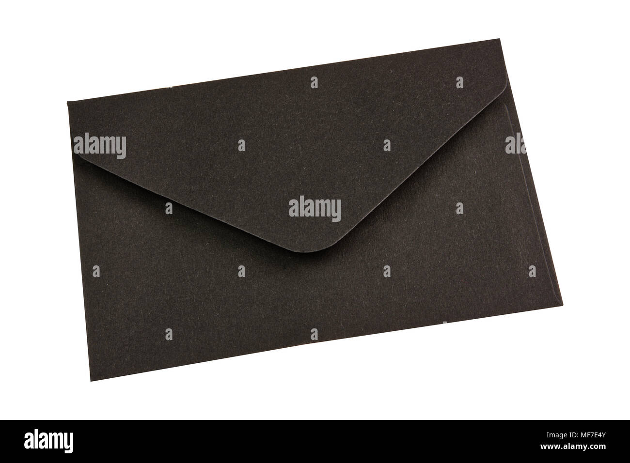 Black envelope isolated on a white background Stock Photo Alamy