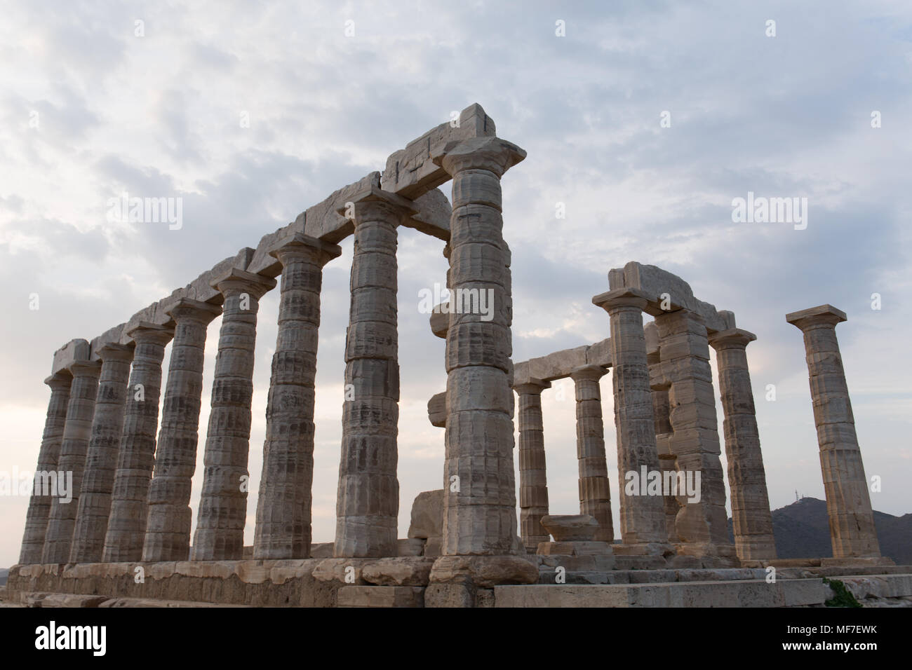 Sounio Temple, Greece Stock Photo