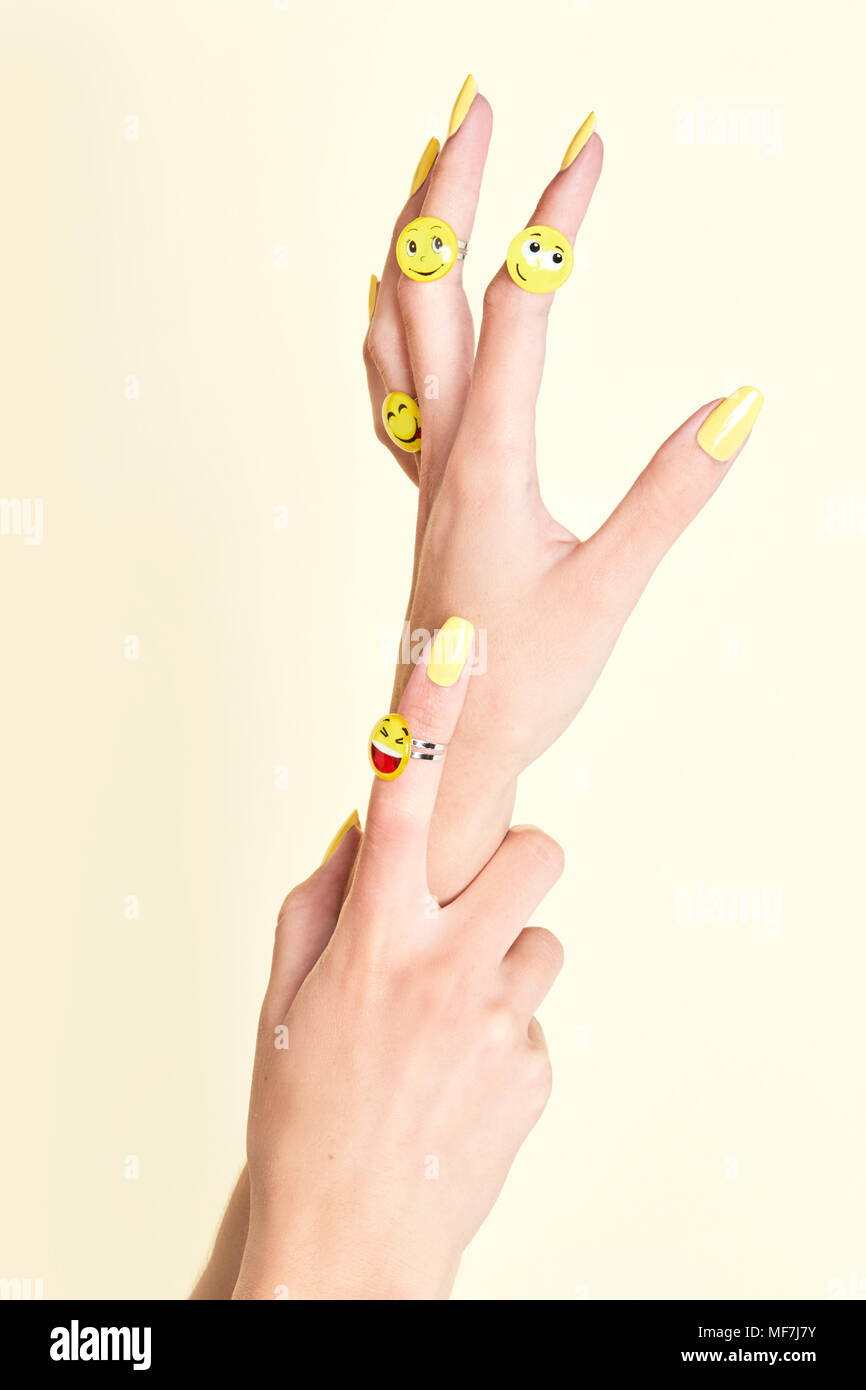 Hands face emoji hires stock photography and images Alamy