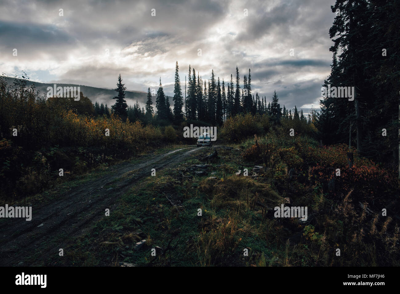 Canada, British Columbia, Kitimat-Stikine A, Highway 37, van Stock Photo