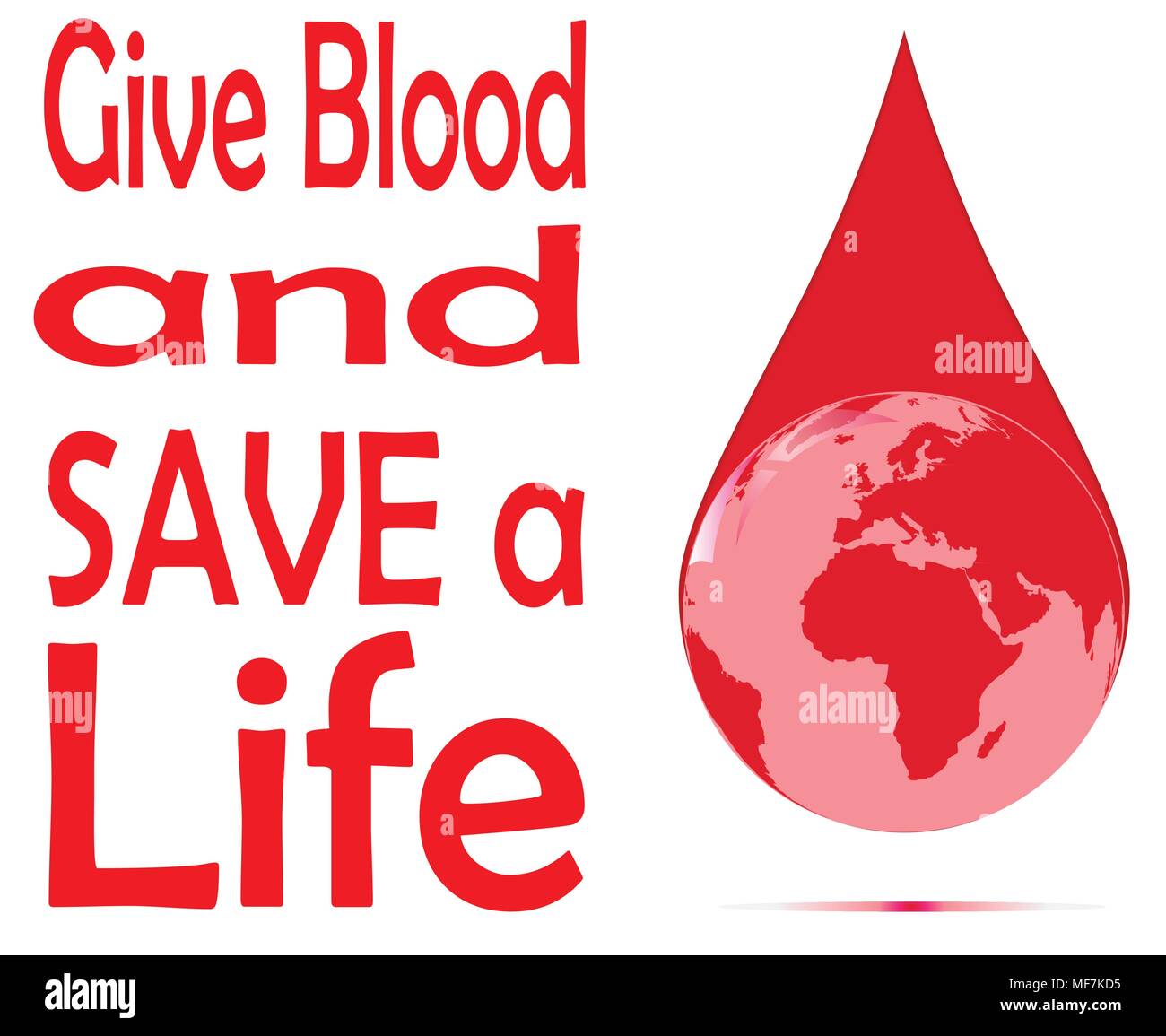 Blood donation banner with blood drop Stock Vector Image & Art - Alamy