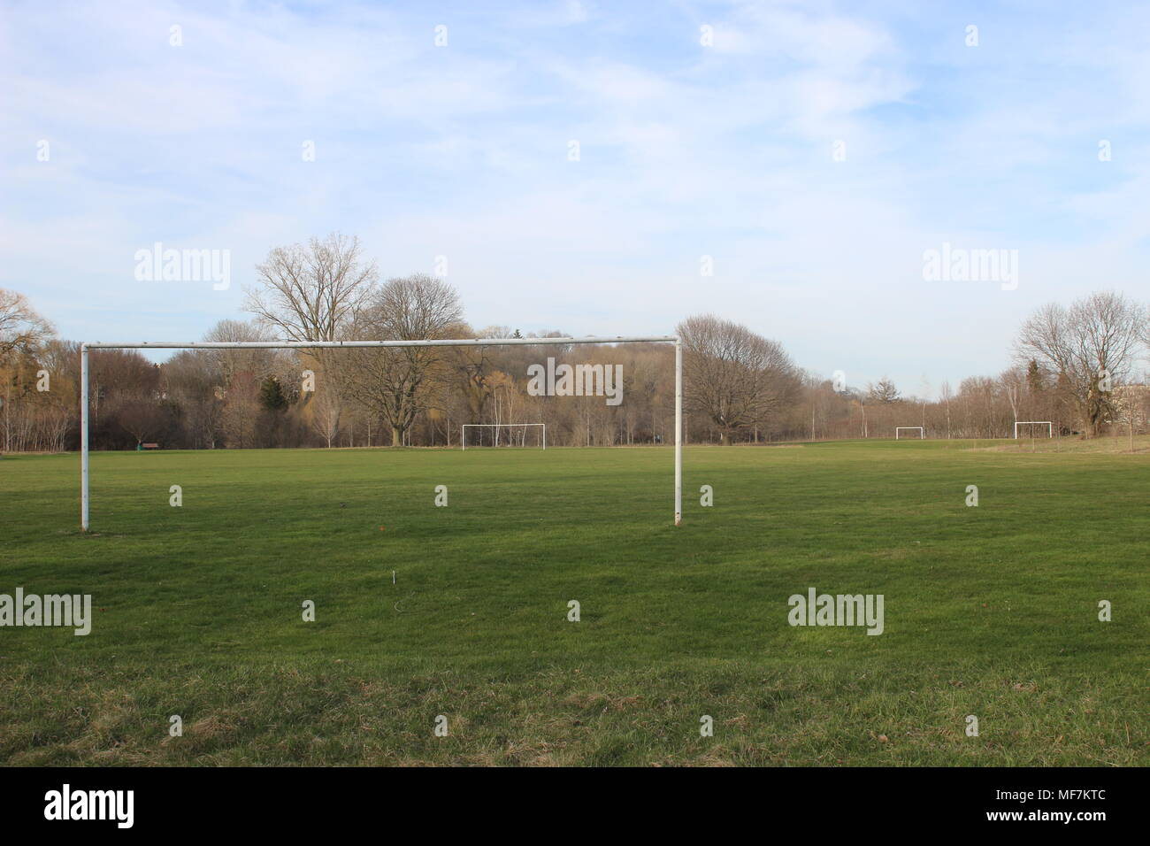 Goal Posts for both soccer and football designed for High School and
