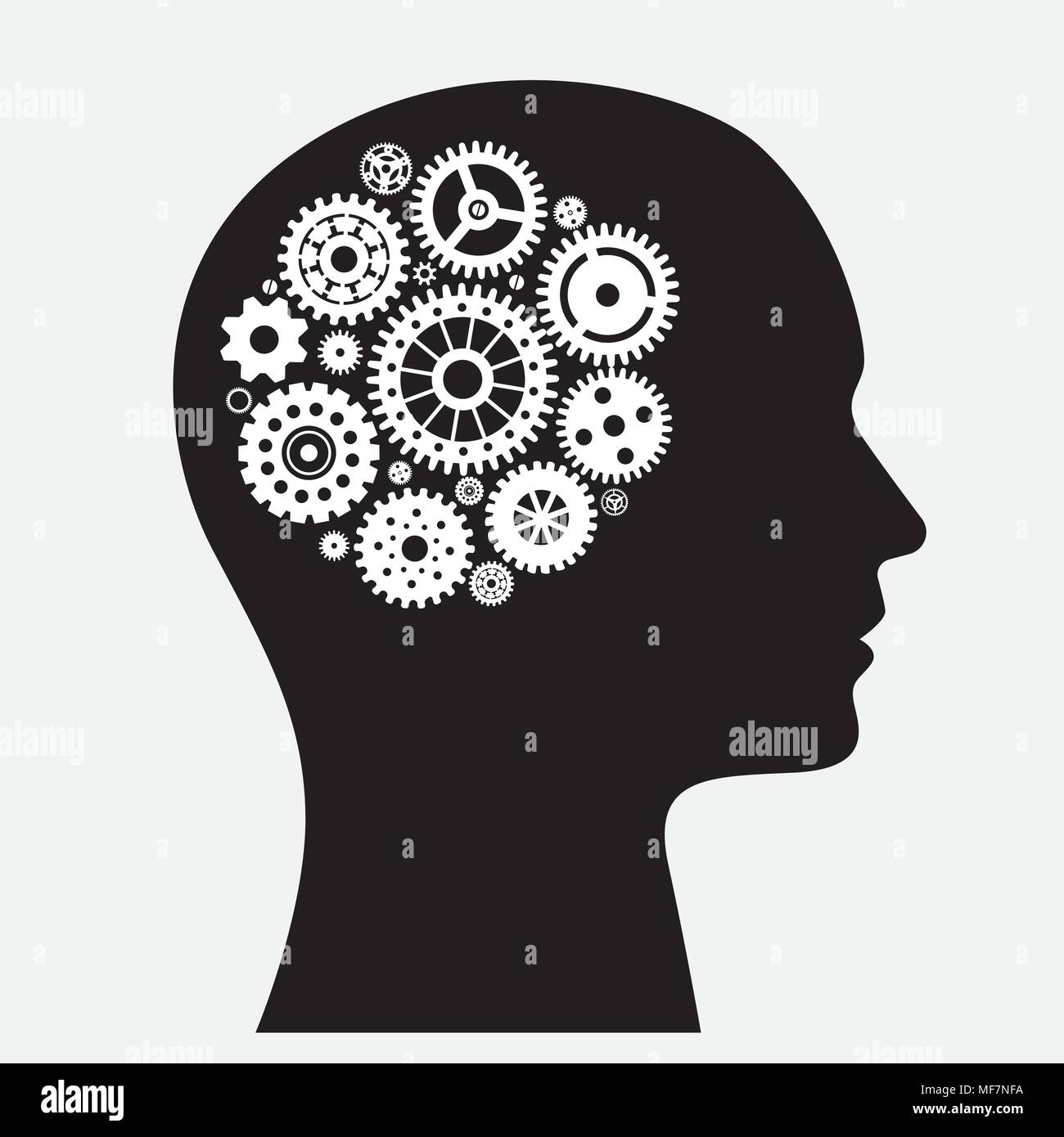 Brain science progress Stock Vector Images - Alamy