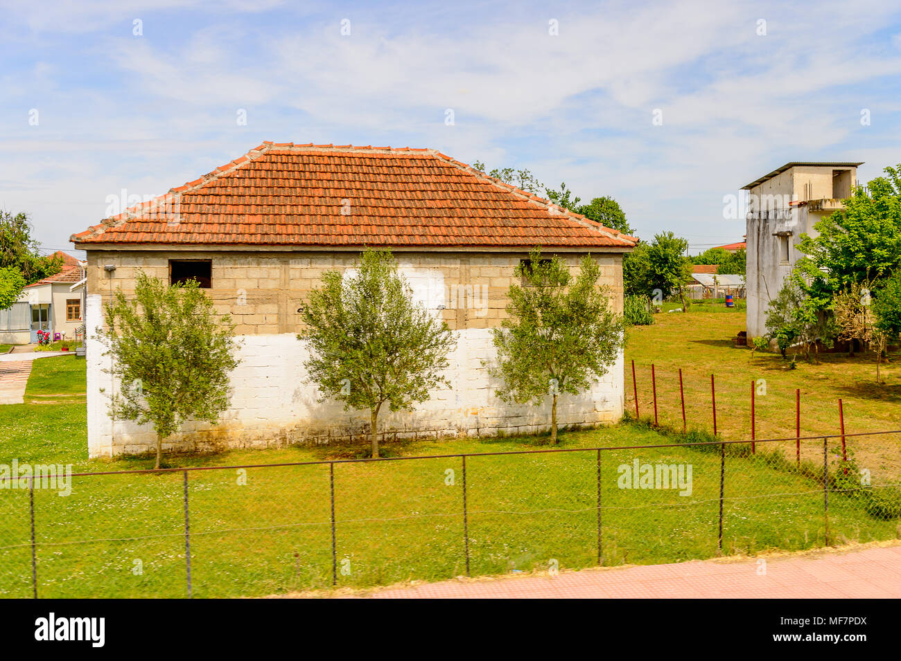 House in a village in Greece Stock Photo