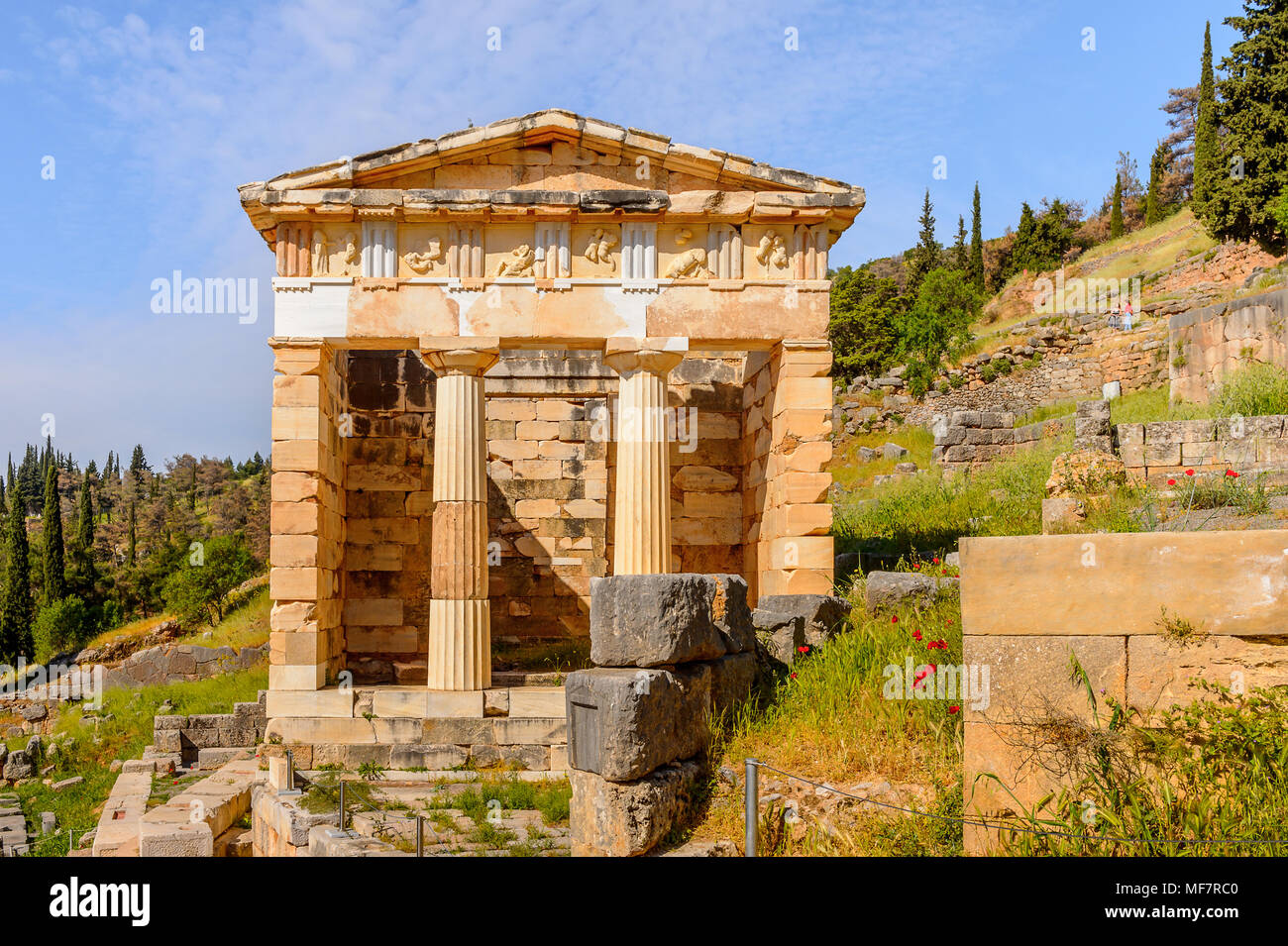 Athenian Treasury At Delphi