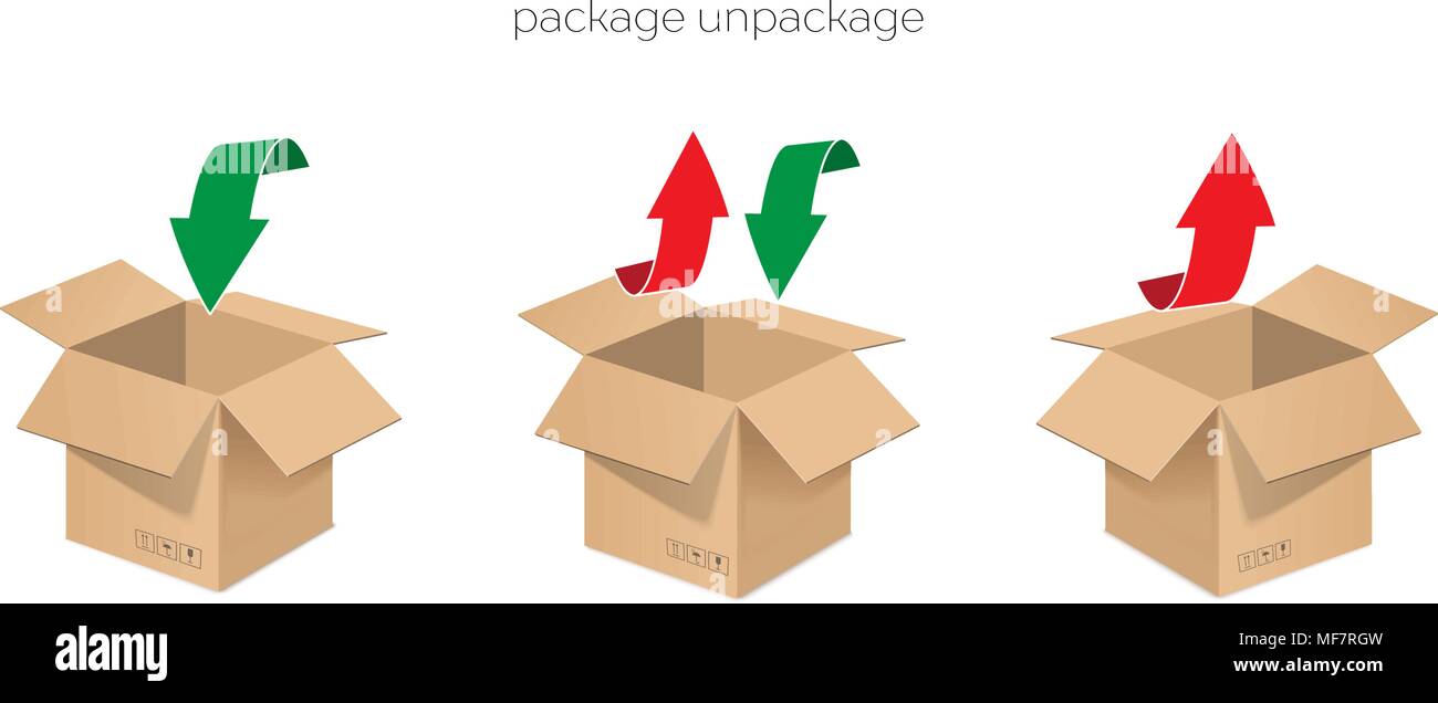 Various open closed shipping hi-res stock photography and images - Alamy