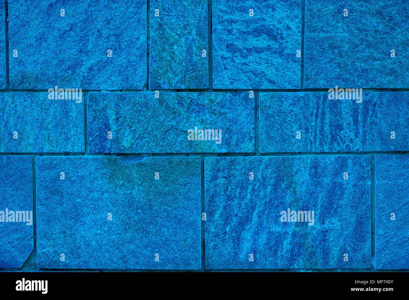 Ultra blue Granite wall texture, rock background, stone surface Stock