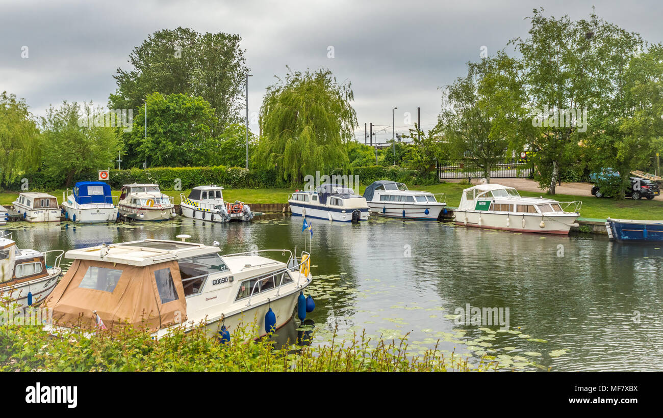 Boats in ely river in hires stock photography and images Alamy