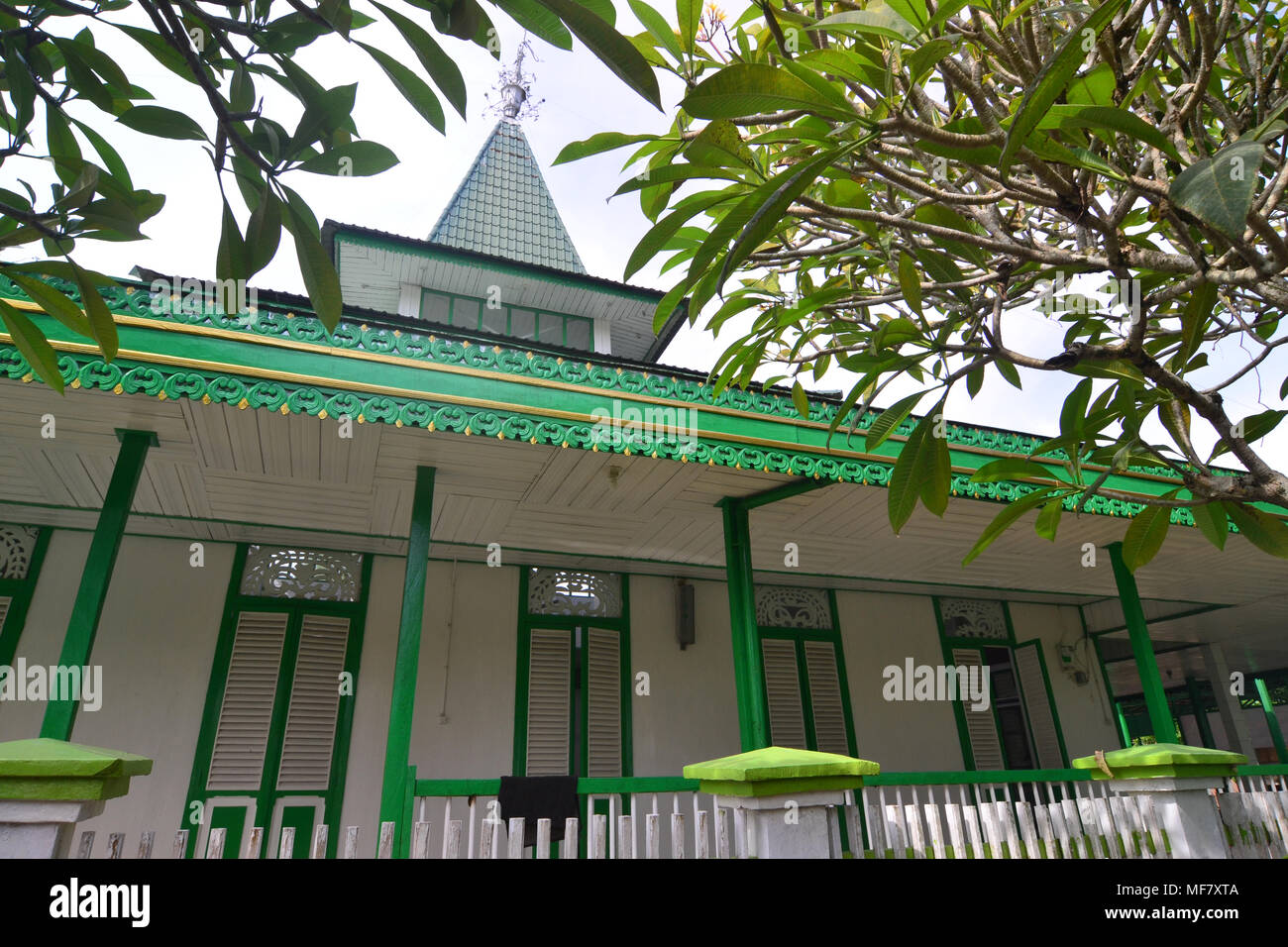 the traditional mosque built in 1625, is the second oldest mosque in South Kalimantan, Indonesia Stock Photo