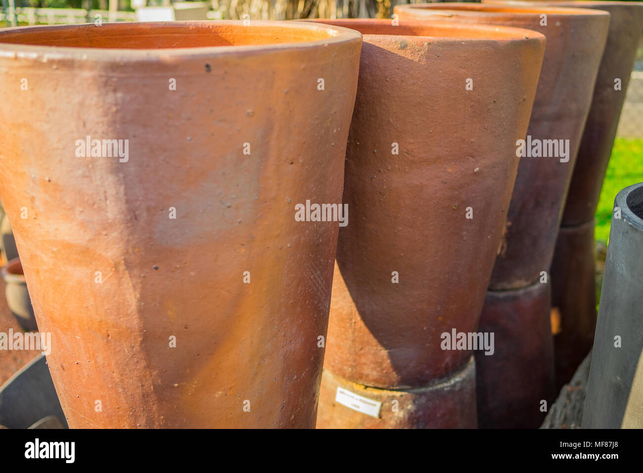 Terracotta pots in a Sydney Nursery Stock Photo Alamy