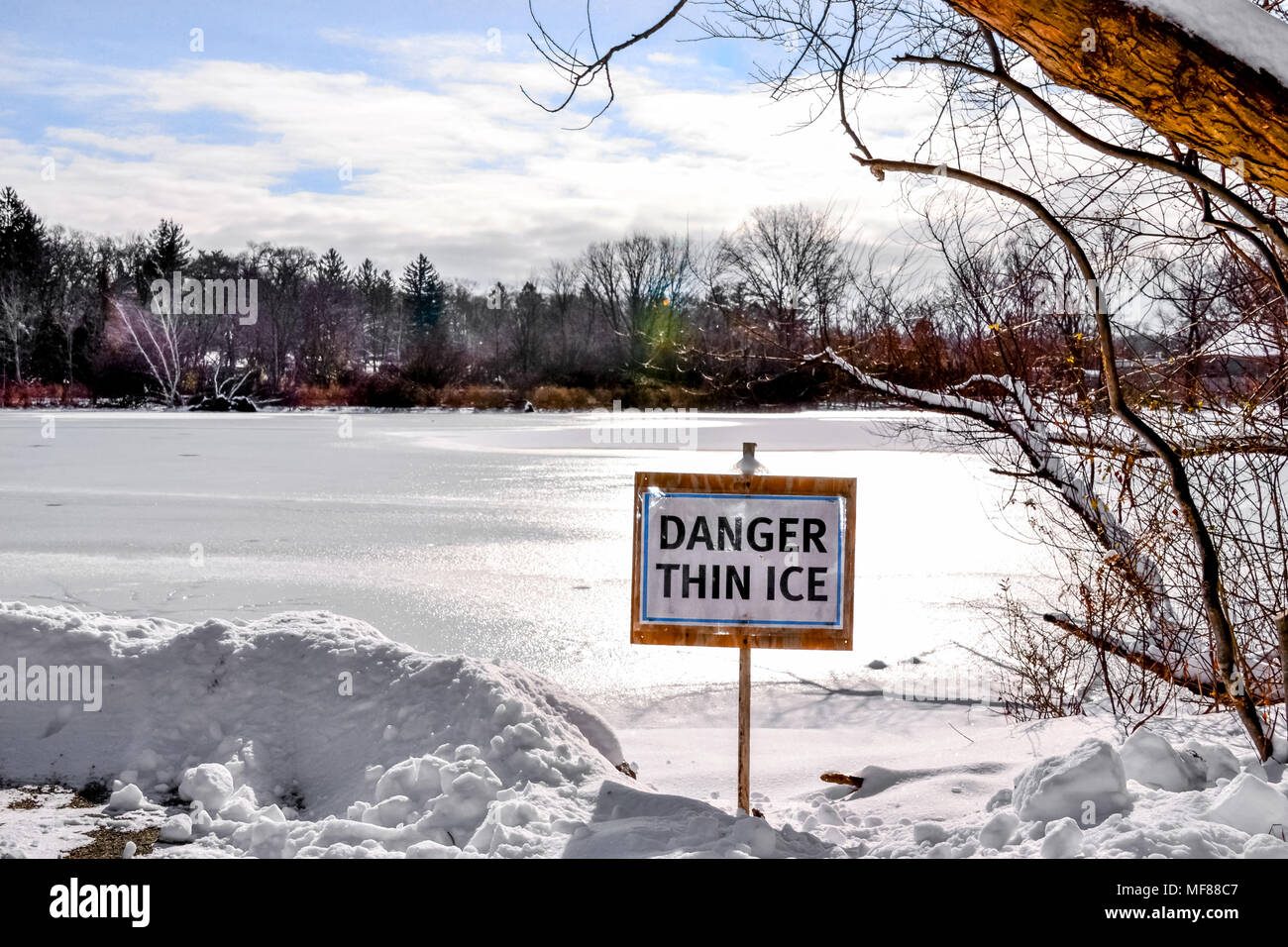 Winter in New England Stock Photo - Alamy