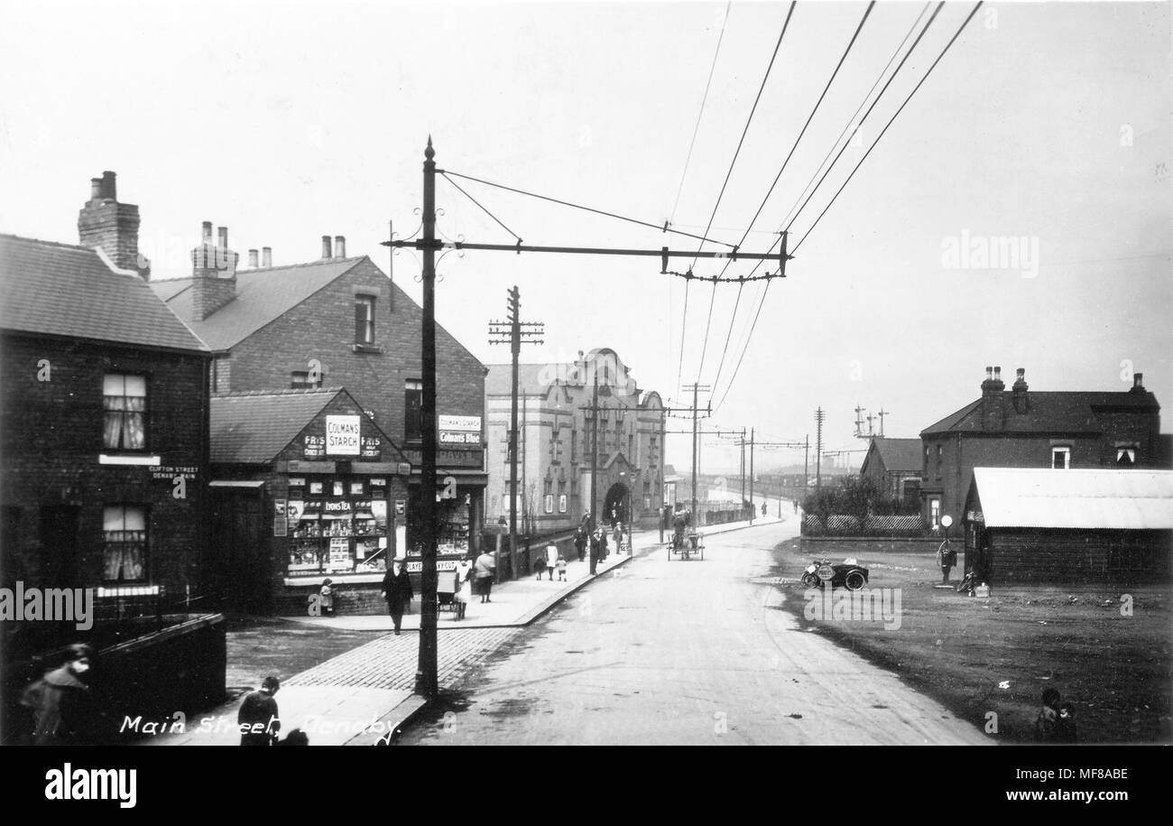 Main Street Denaby Main Stock Photo Alamy