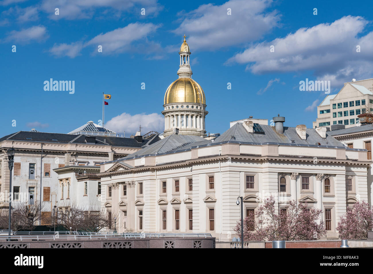 New Jersey state capitol building in Trenton Stock Photo