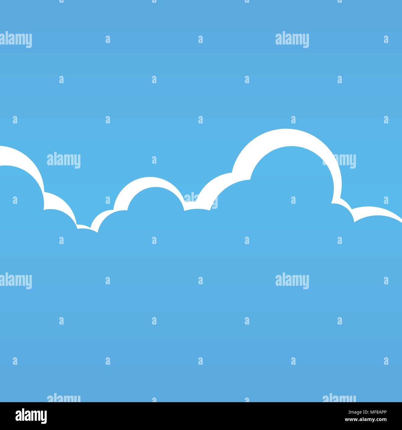 Vector Cartoon Cloudspace Illustration Stock Vector Image & Art - Alamy