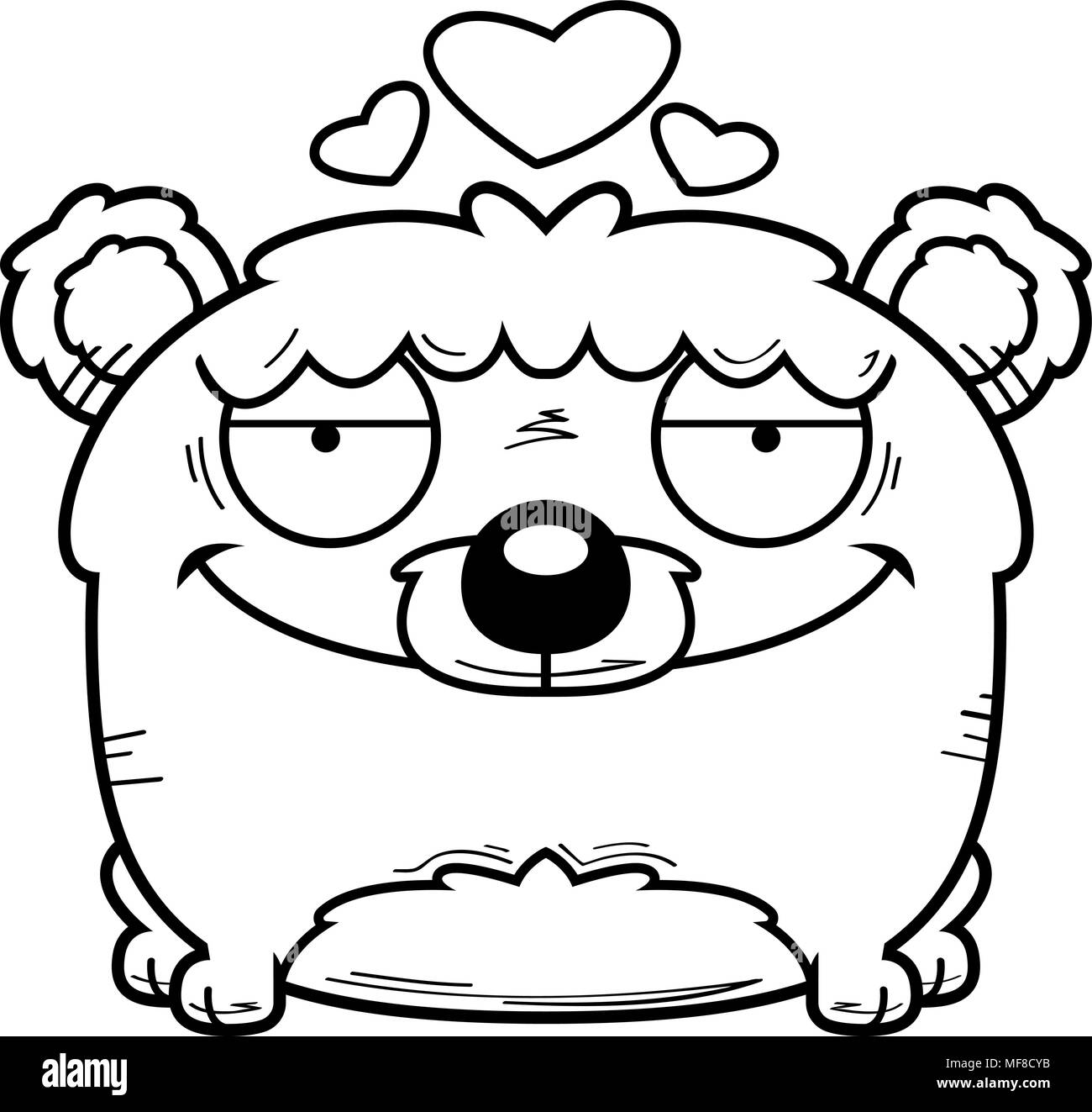 Grizzy watching Lemmings - Coloring Pages for kids