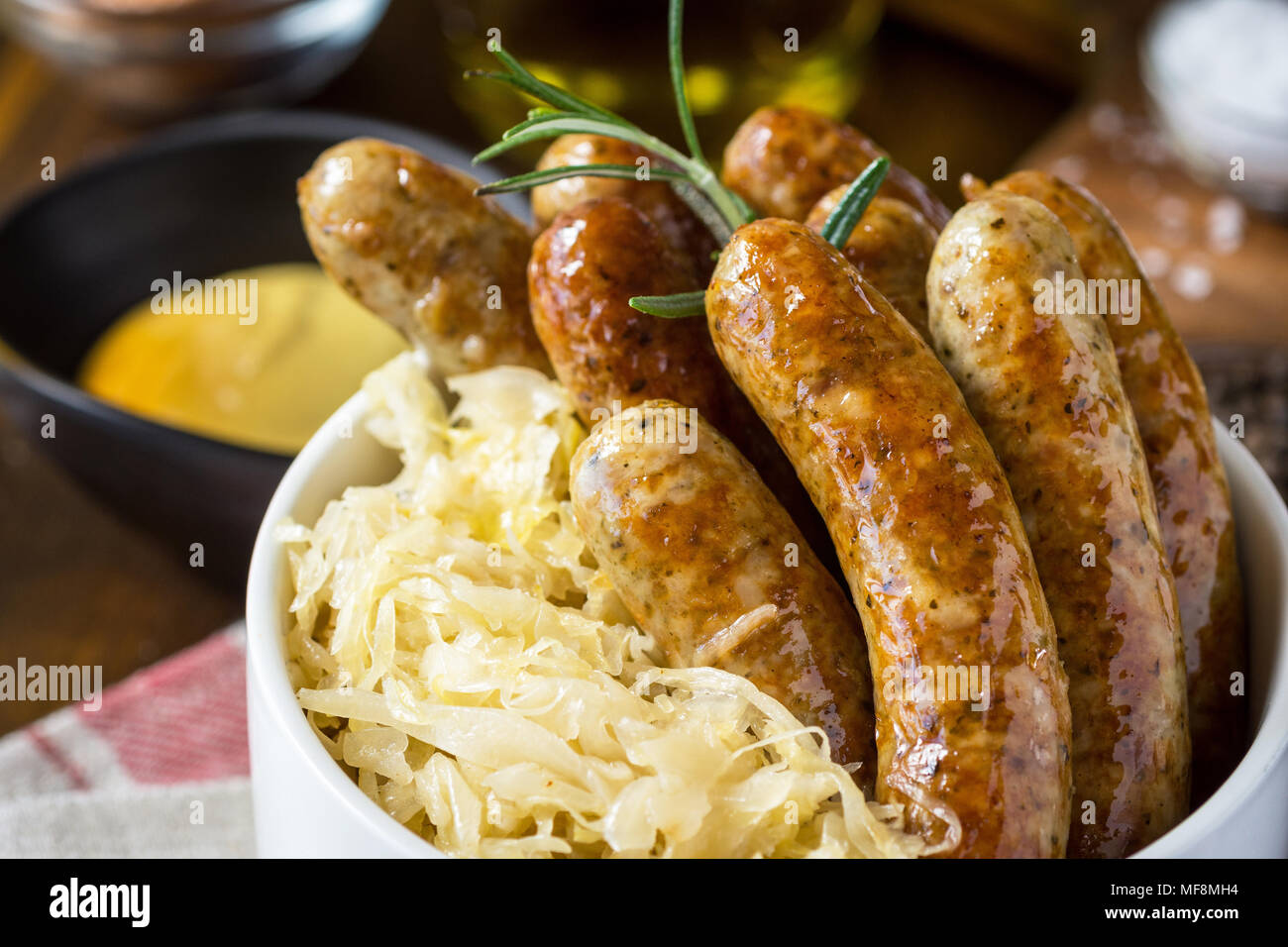German bratwurst sauerkraut hires stock photography and images Alamy