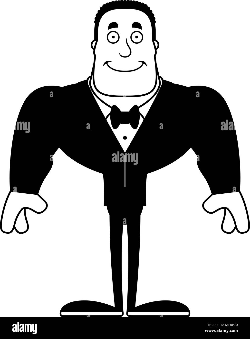 A cartoon groom smiling Stock Vector Image &amp; Art - Alamy