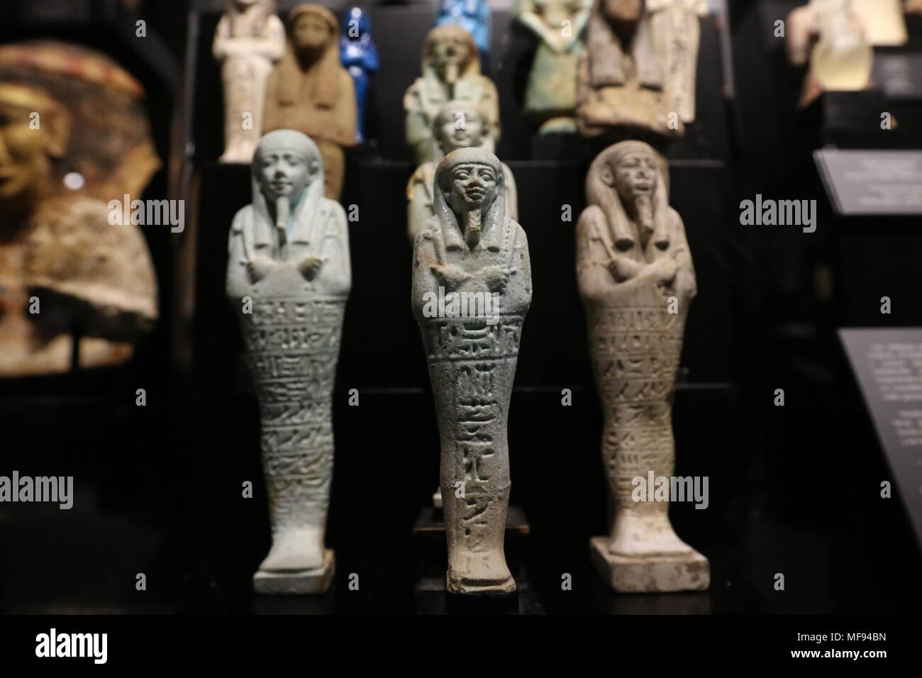 April 24, 2018 - April 24, 2018 A collection ''with the greatest archaeological legacy'' of the Phoenician civilization is inaugurated in Malaga. The Ifergan Collection of archeology has inaugurated a new cultural space in the city of Malaga, which houses, among other ''extraordinary pieces'', the greater archaeological legacy of the Phoenician civilization. The Sala Malaka is a space of the unique Phoenician culture, which houses more than 100 votive figures. Specifically, these are sculptures that represent people who really existed more than 2,500 years ago, from a wreck (sunken ship) Phoen Stock Photo