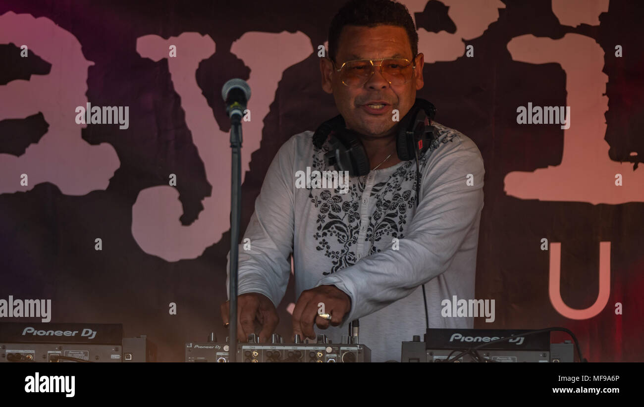 Craig Charles Performing on the Mayfield Studios Stage at at Victorious Festival 2017 Stock Photo