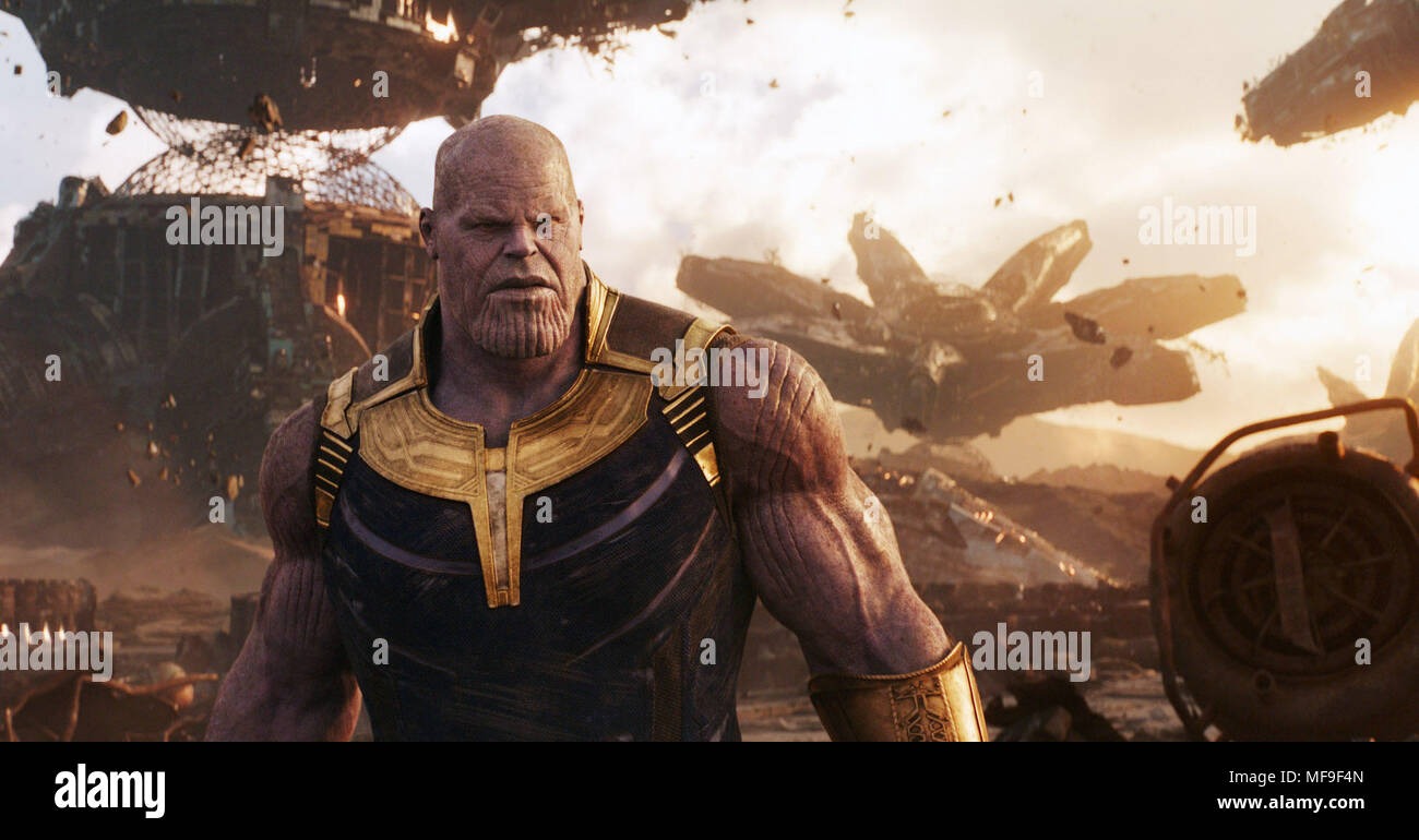 AVENGERS: INFINITY WAR, Josh Brolin as Thanos, 2018. © Marvel/ © Walt ...