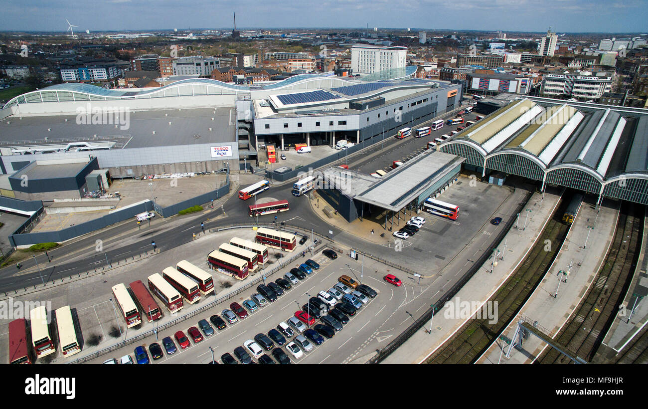 Hull interchange, Hull railway station, Kingston upon Hull Stock Photo