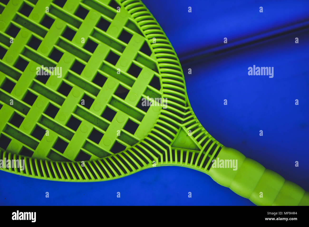 Plastic tennis bat abstract pattern Stock Photo Alamy